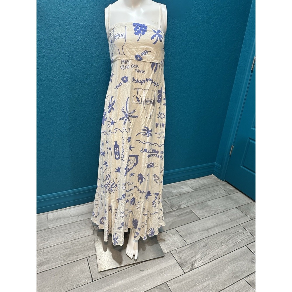 Paper Heart White/Blue‎ Wine Decoration Tie Back Maxi XS